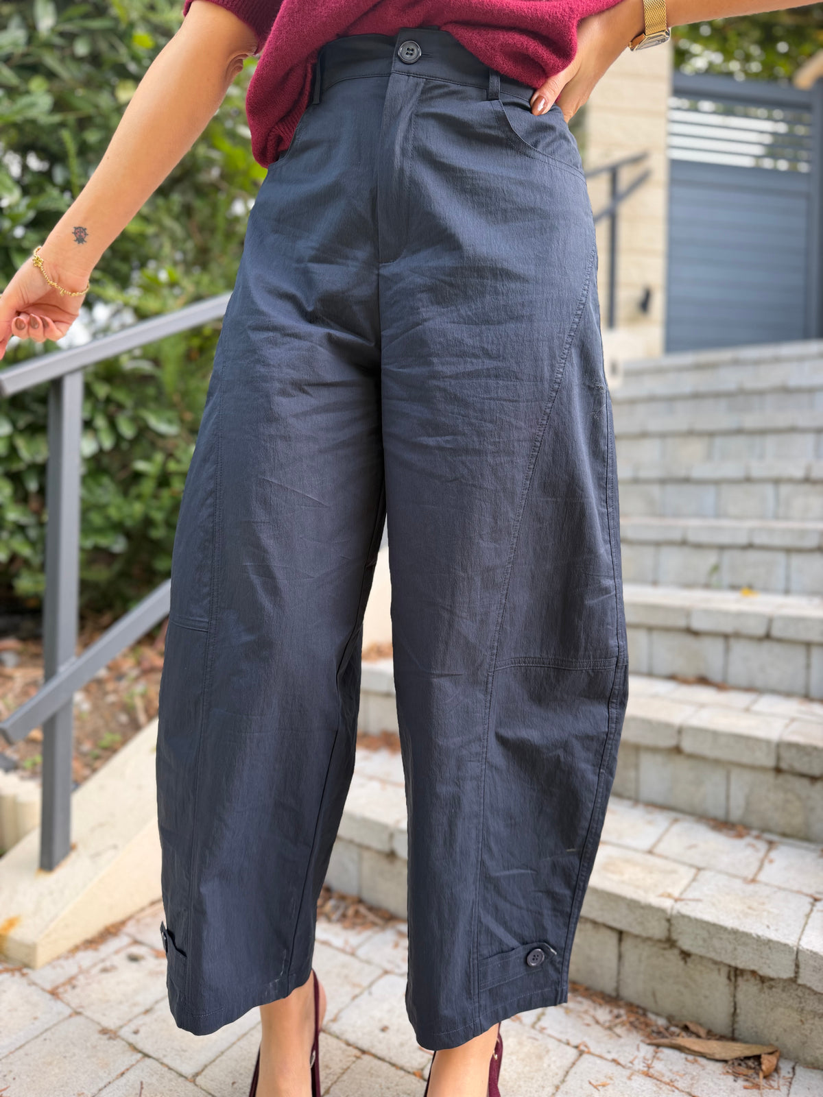Pantalon Ballon Bleu Marine