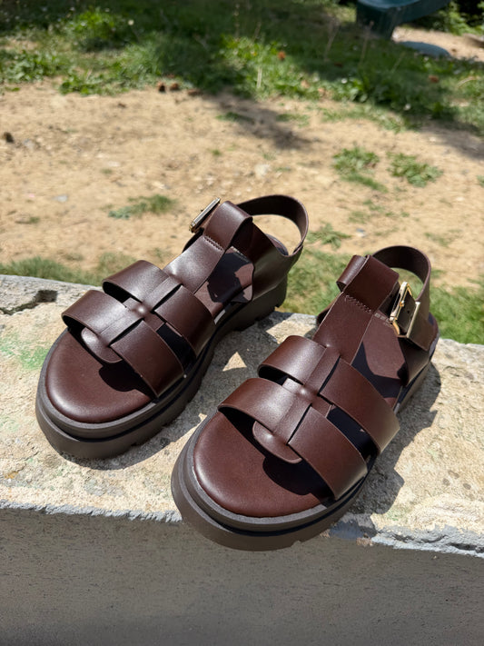 Sandales Abby Chocolat