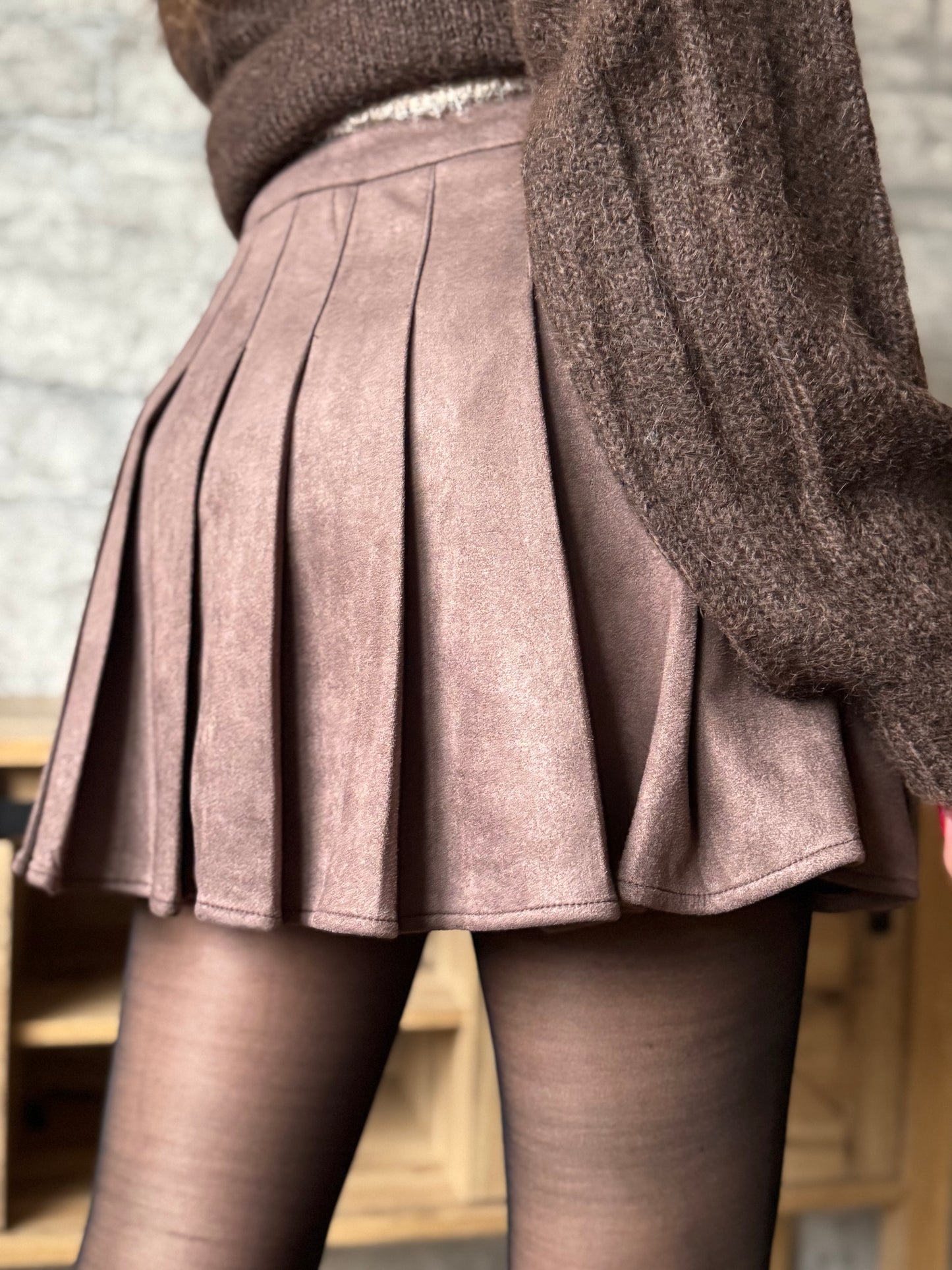 Jupe Short Sia Chocolat