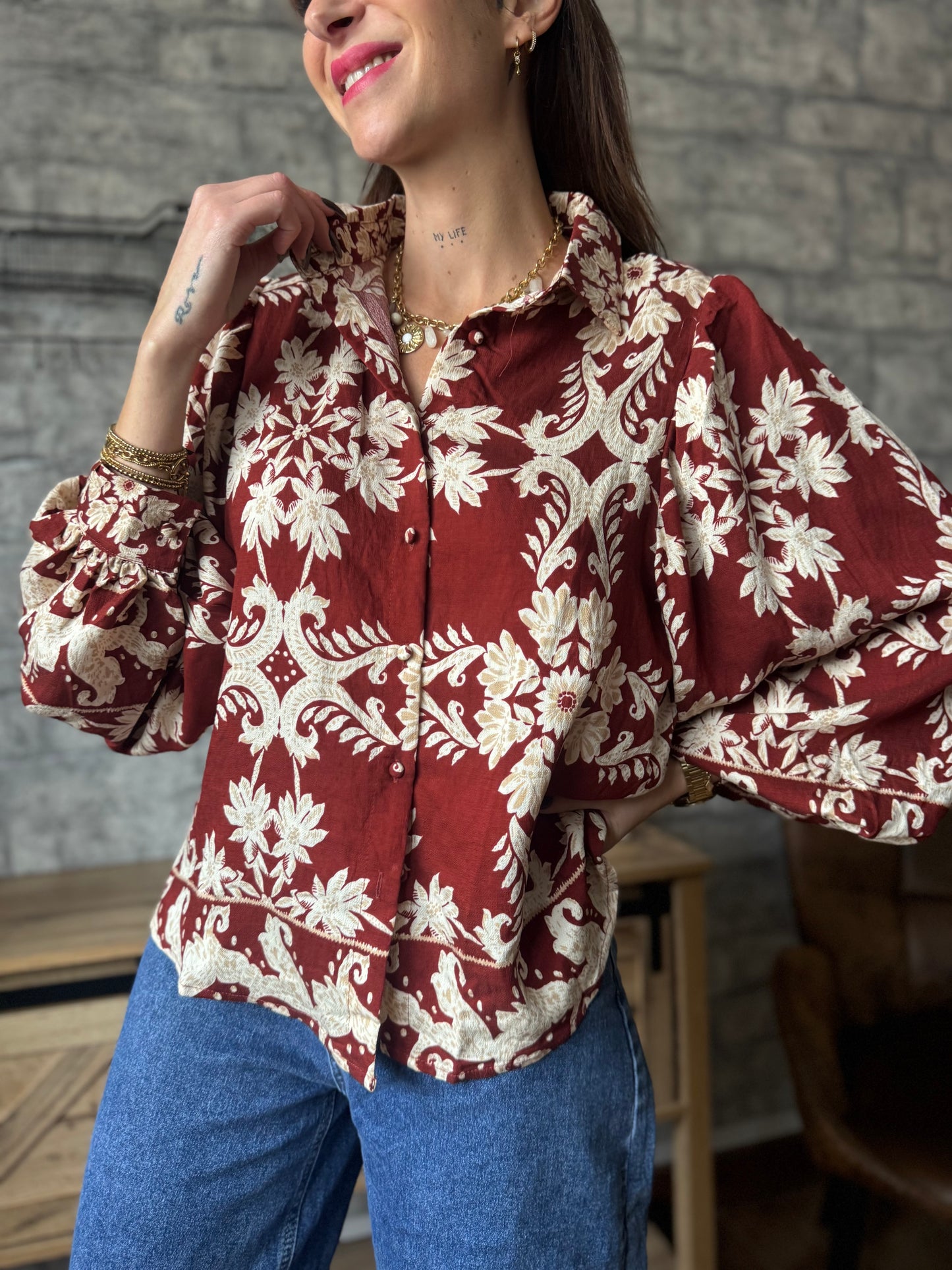 Chemise Trébel Rouille