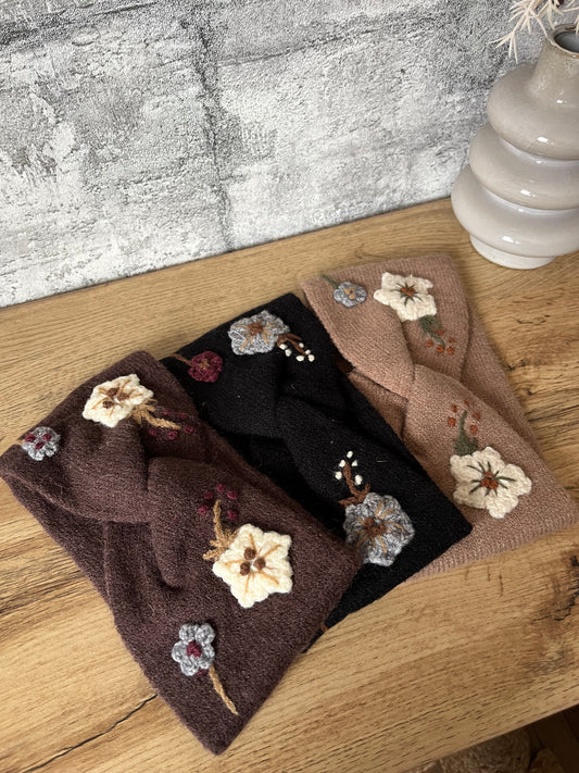 Bandeaux Hiver Broderie