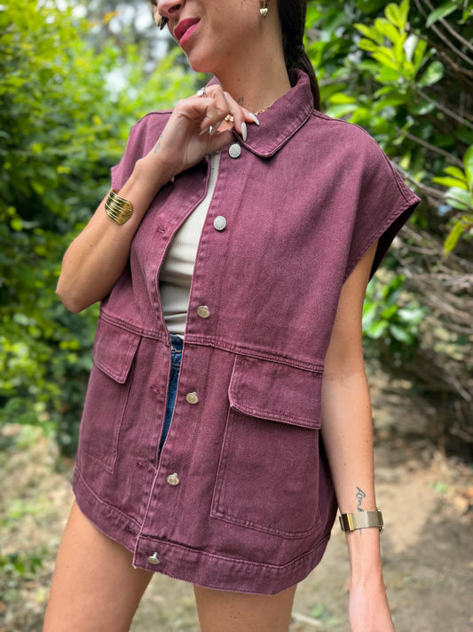 Veste Boléro Bordeaux