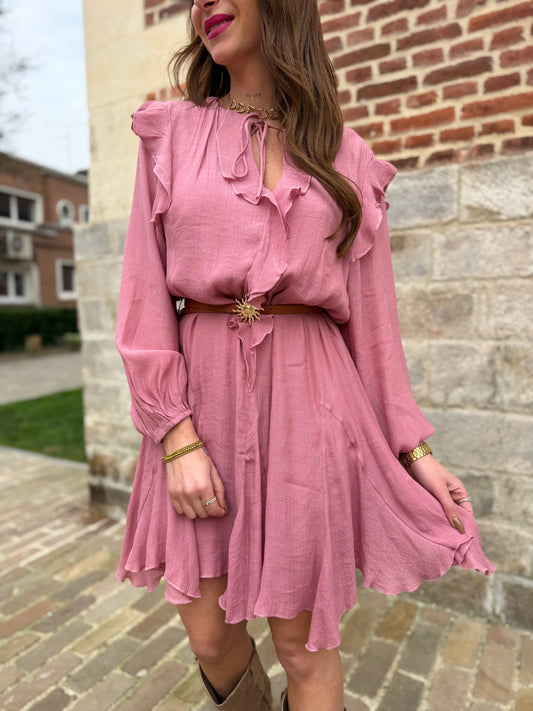 Robe Sybille Rose (taille SM)