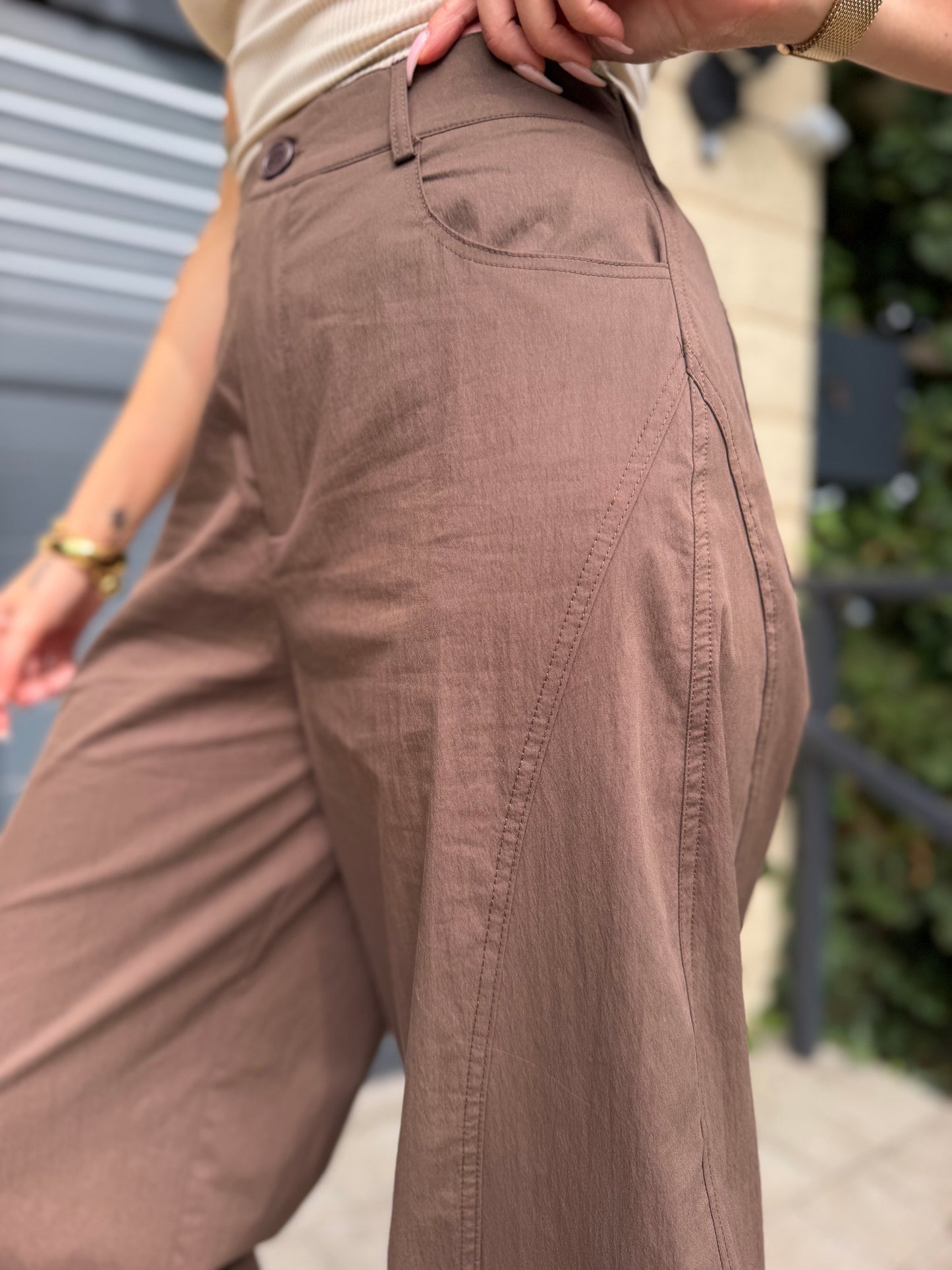 Pantalon Ballon Chocolat