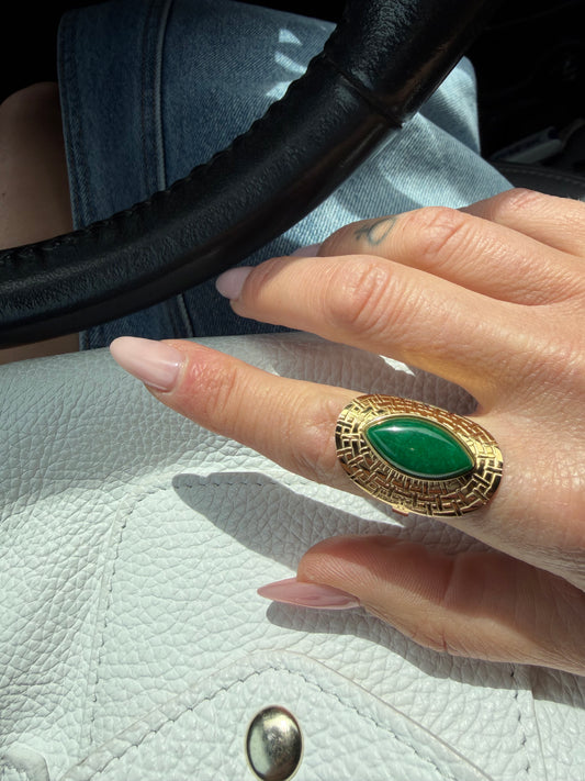 Bague Pierre Vert