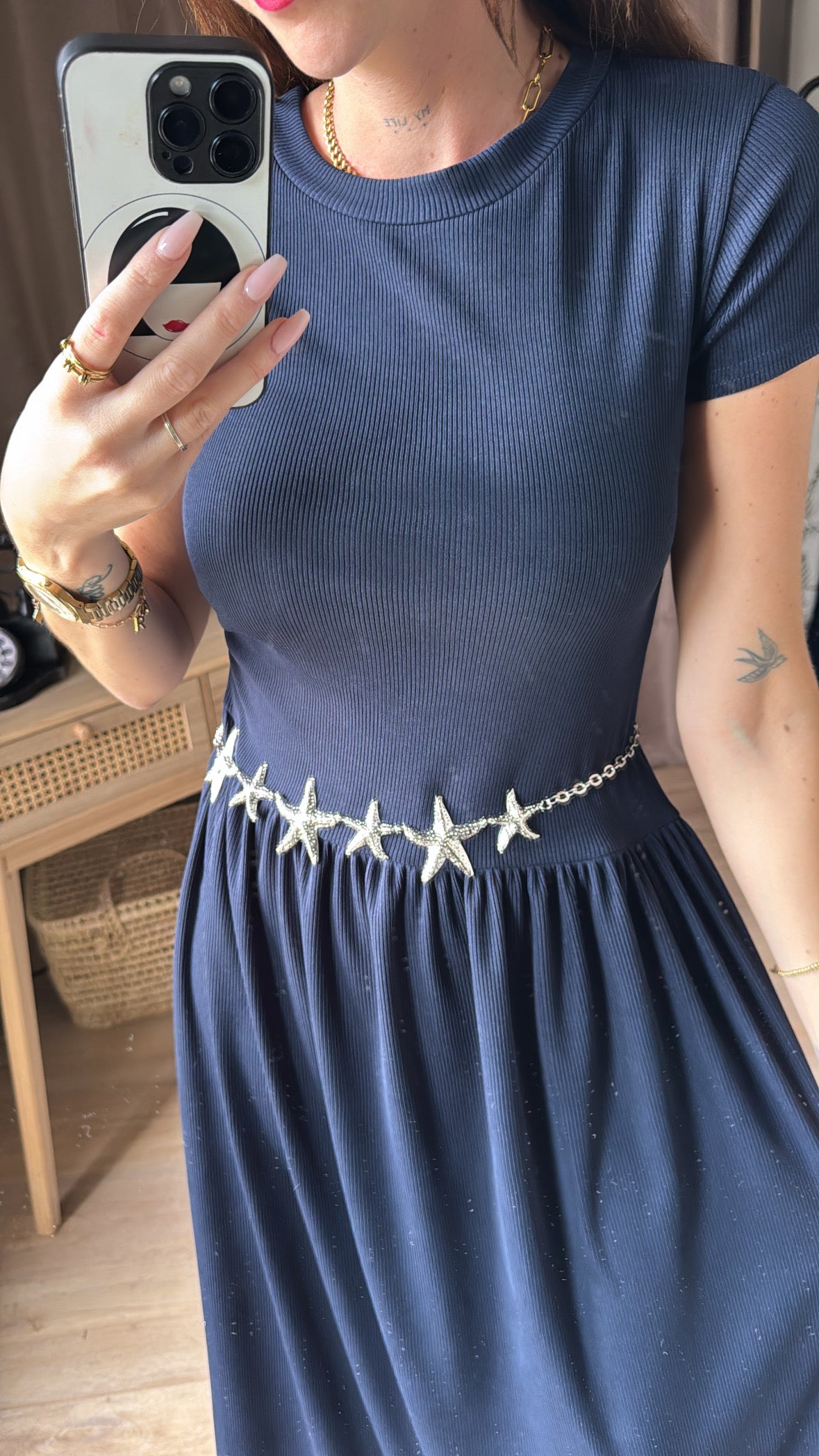 Robe Soraya Bleu Marine
