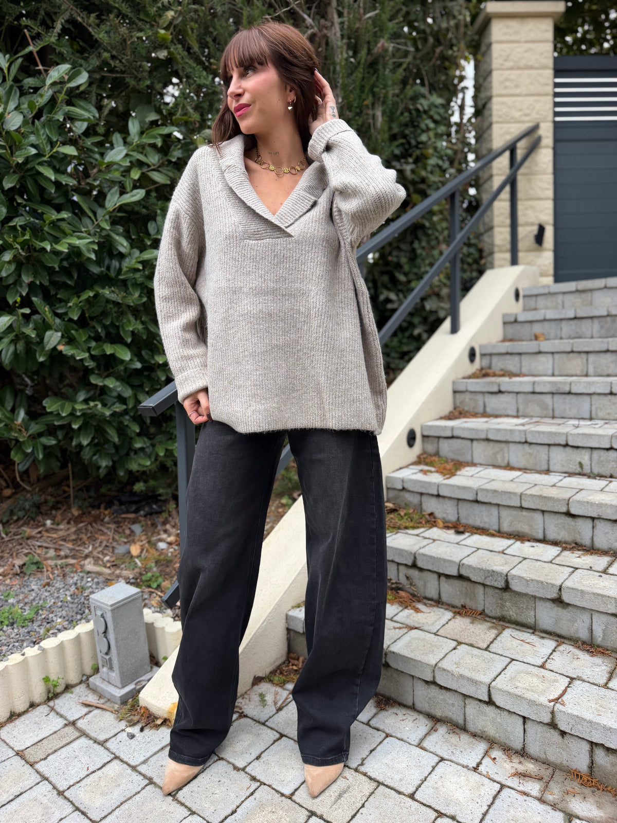 Jean’s Ballon Extra Long Gris