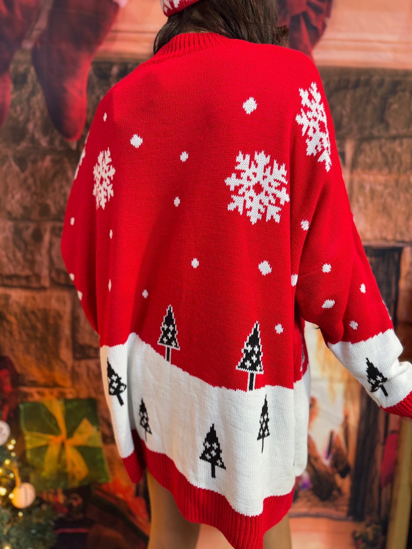 Robe Pull Noël Noir