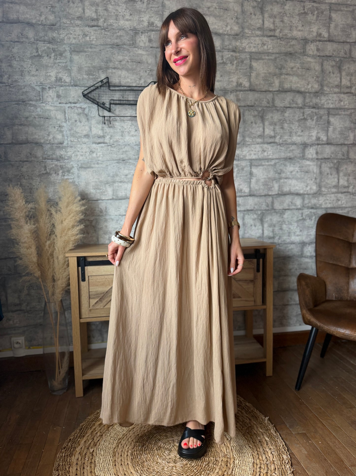 Ensemble Tom Boucle Sable