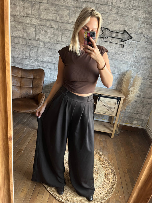 Pantalon Palazzo Chocolat