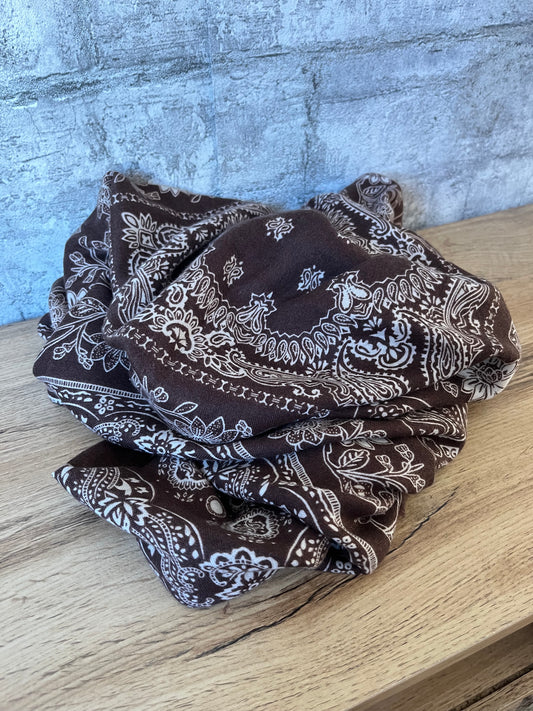 Écharpe Imprimé Bordeaux