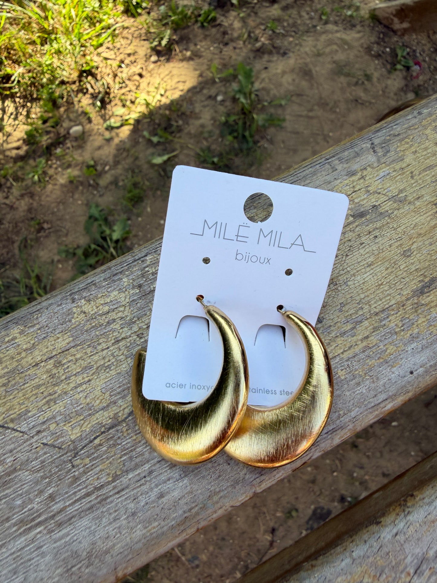 Boucle D’oreille Demi Créole