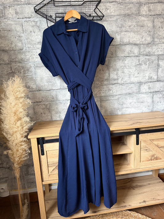Robe Louise Bleu Marine