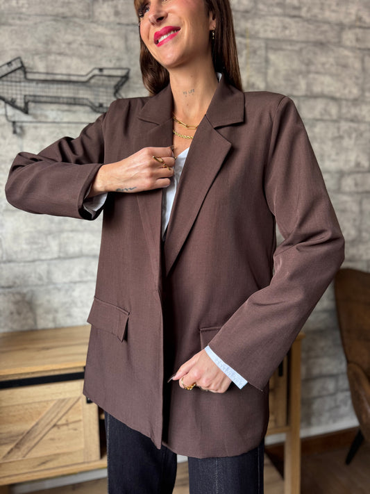 Blazer Oversize chocolat