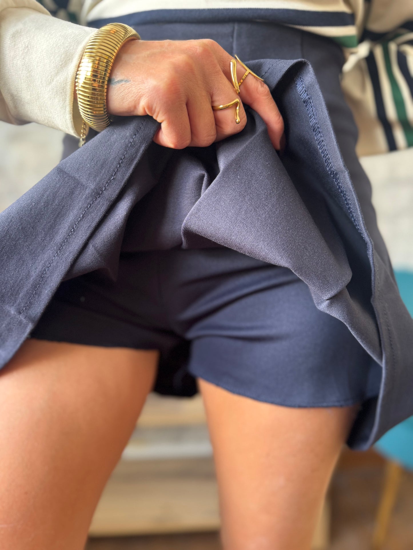 Jupe Short Tiny Bleu Marine