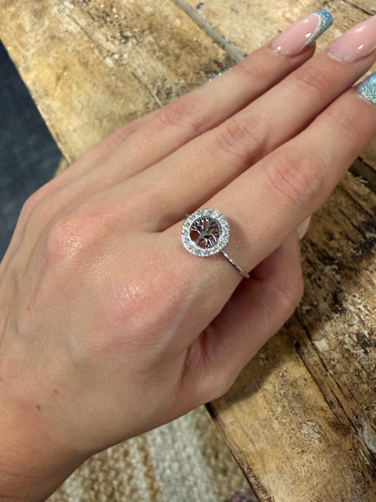 Bague Arbre de Vie Argenté
