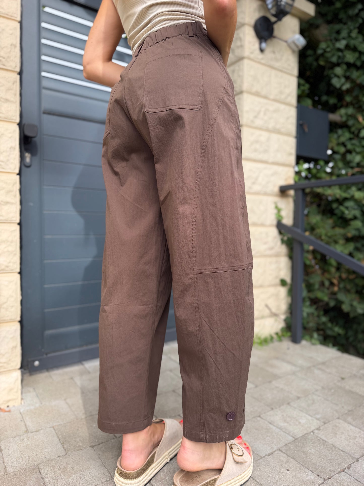 Pantalon Ballon Chocolat