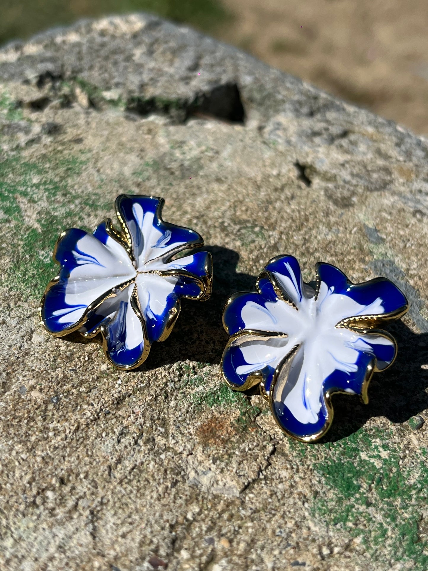 Boucle D’oreille Vaiana Bleu