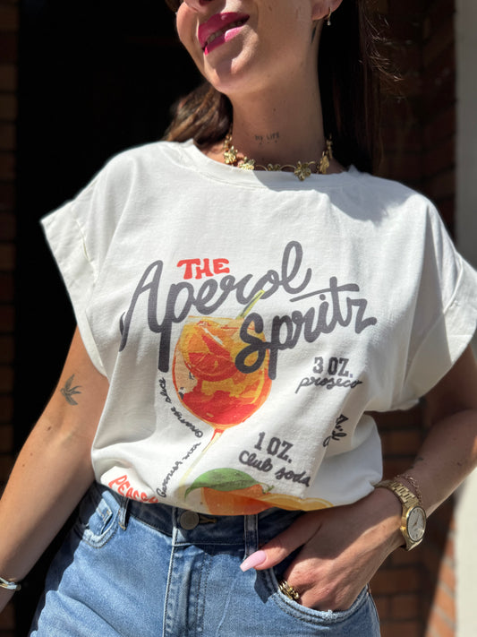 Tee-Shirt Spritz Blanc