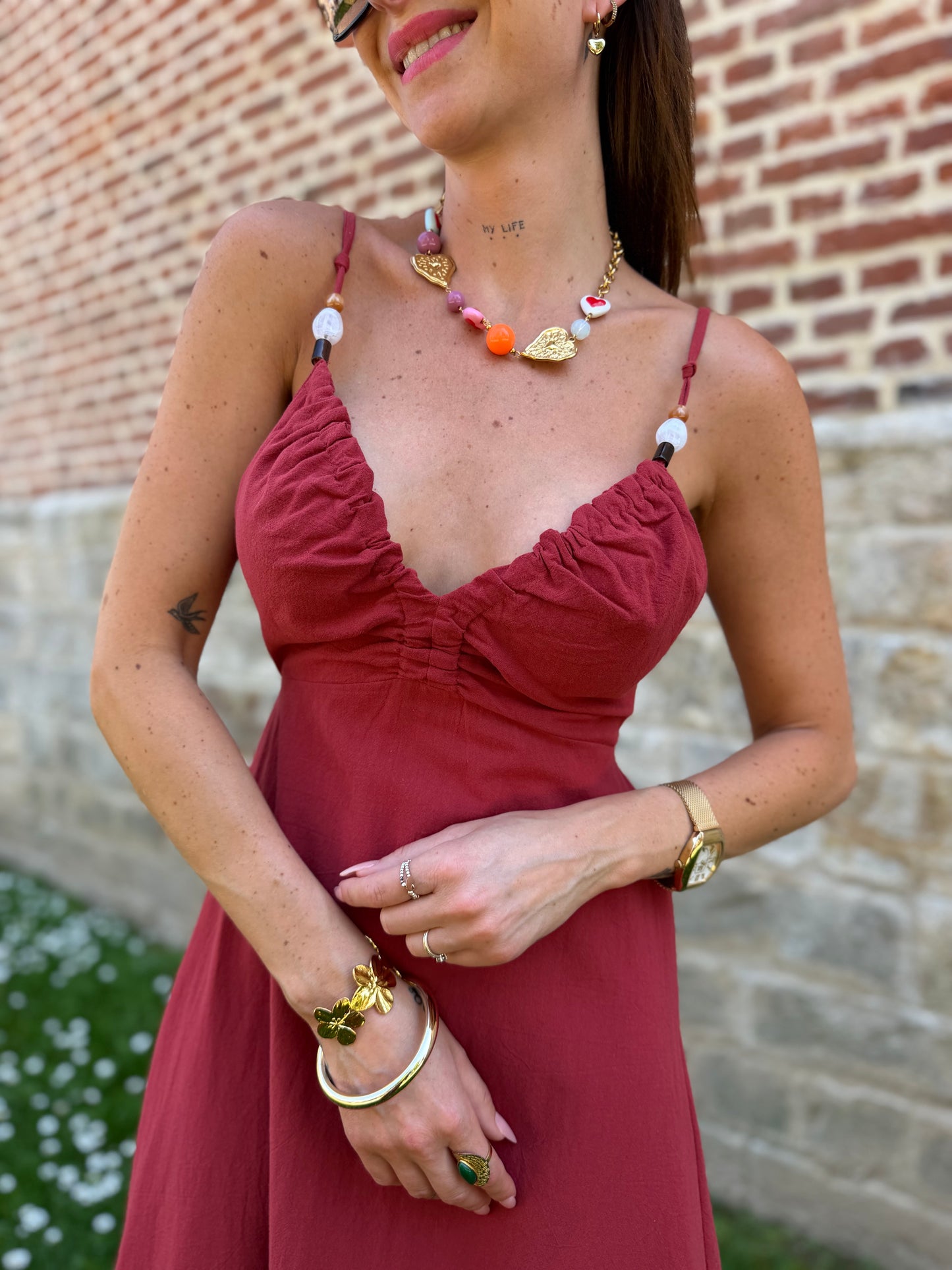 Robe Zoélie Brique