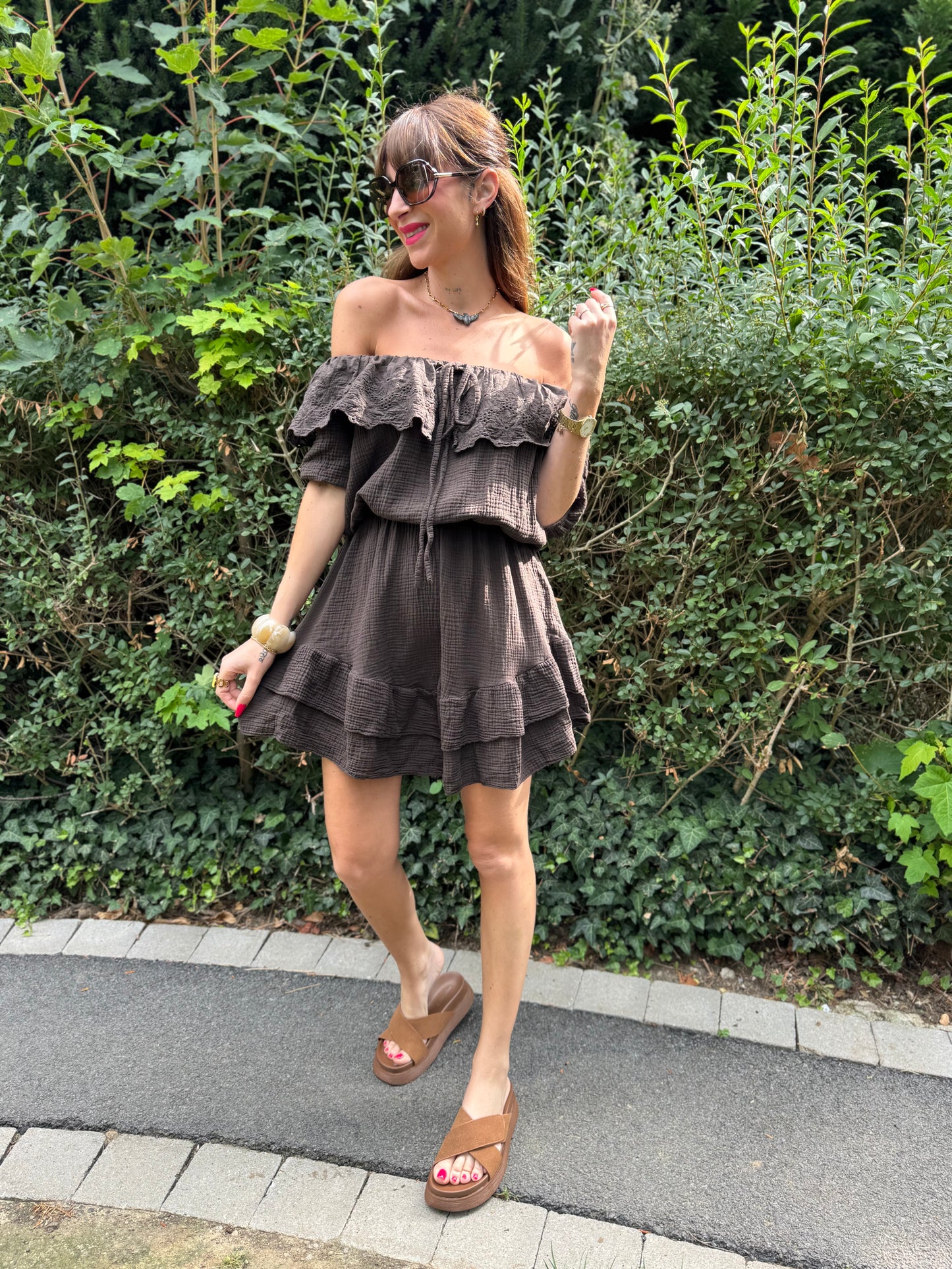 Robe Palma Chocolat