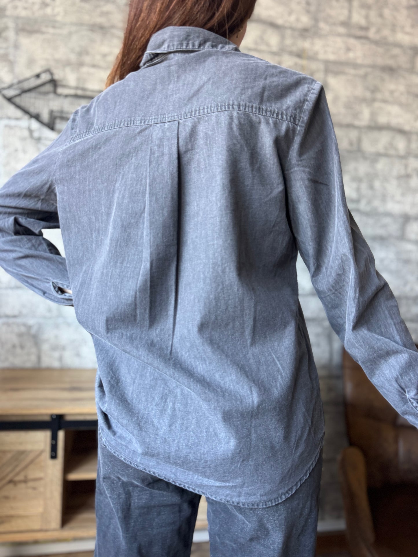 Chemise Lio Gris