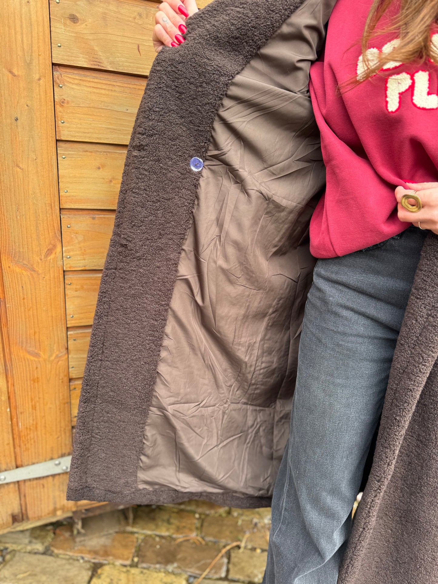 Manteau Scotland Chocolat