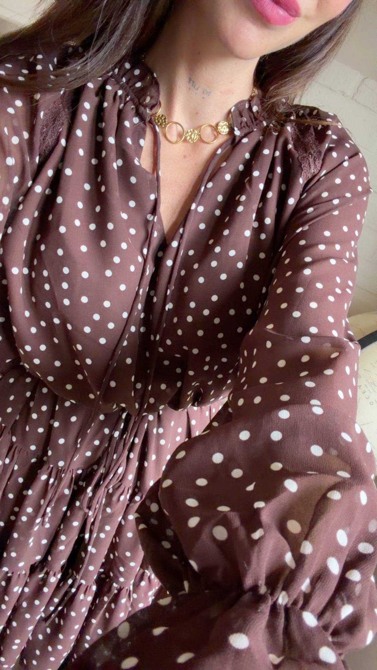 Robe Pois Chocolat New