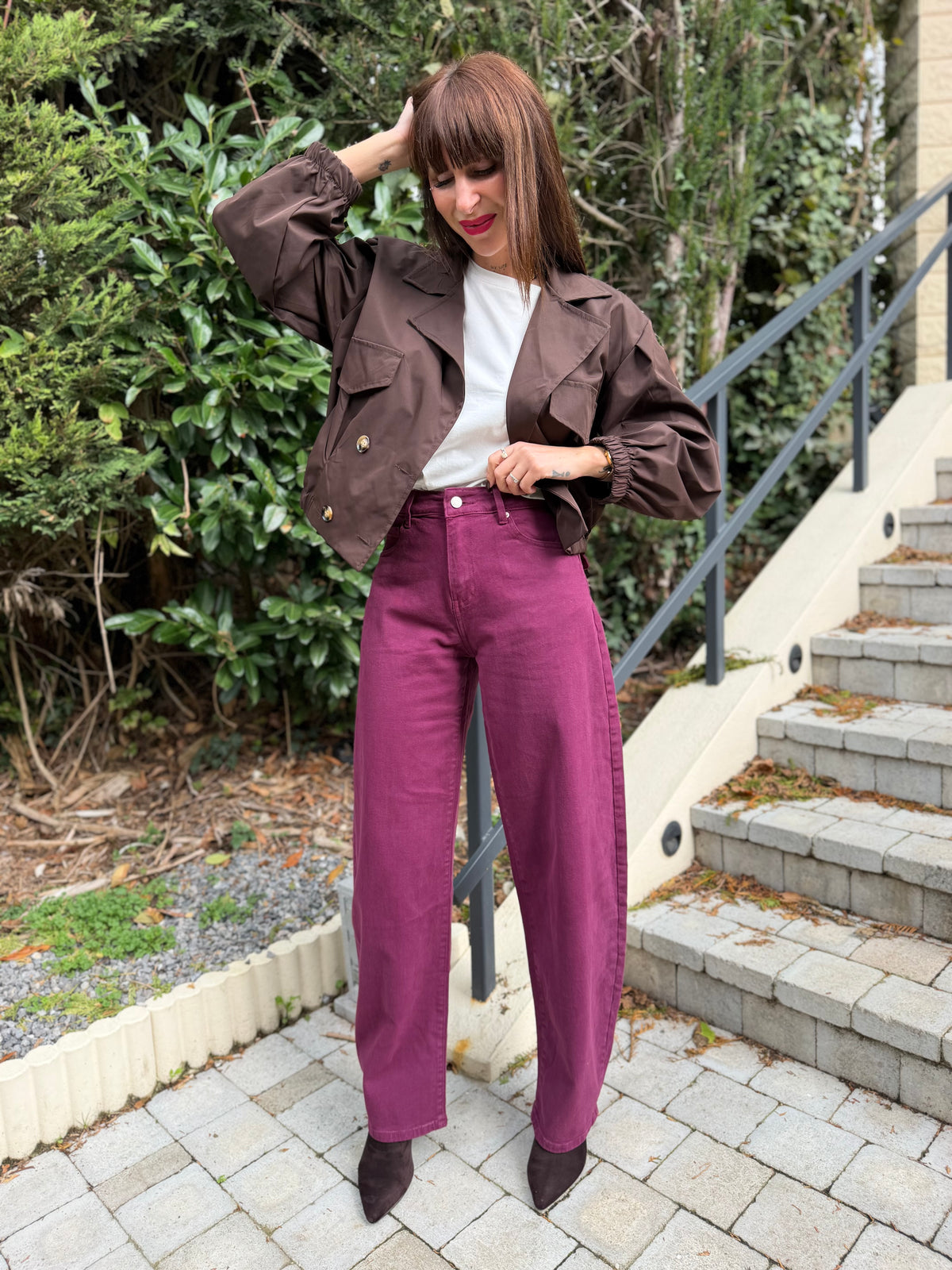 Jean’s Ballon Poche Prune