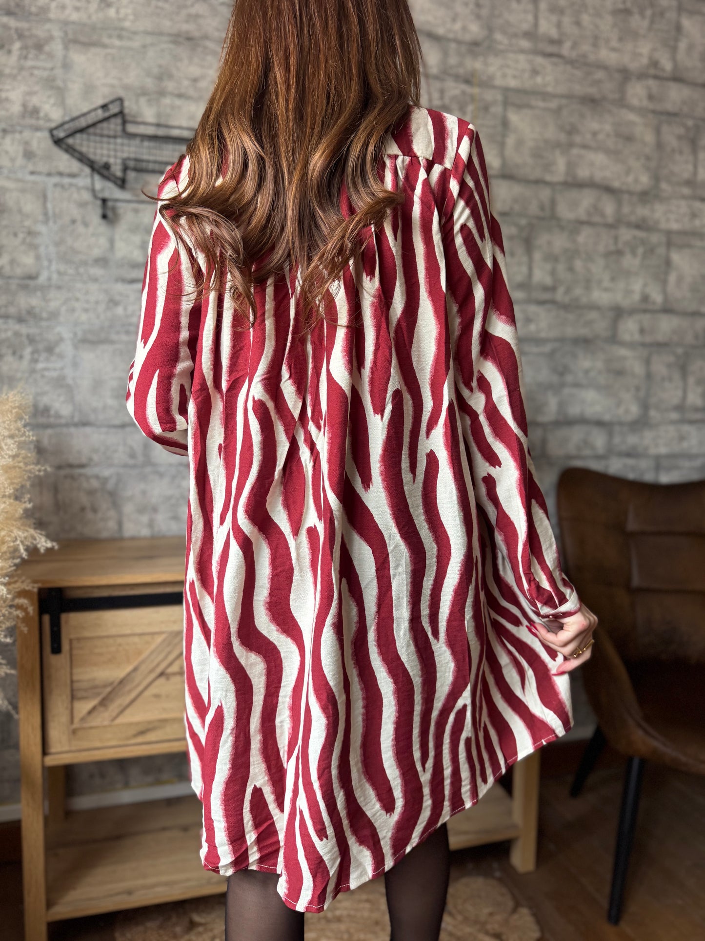 Robe Chemise Bordeaux