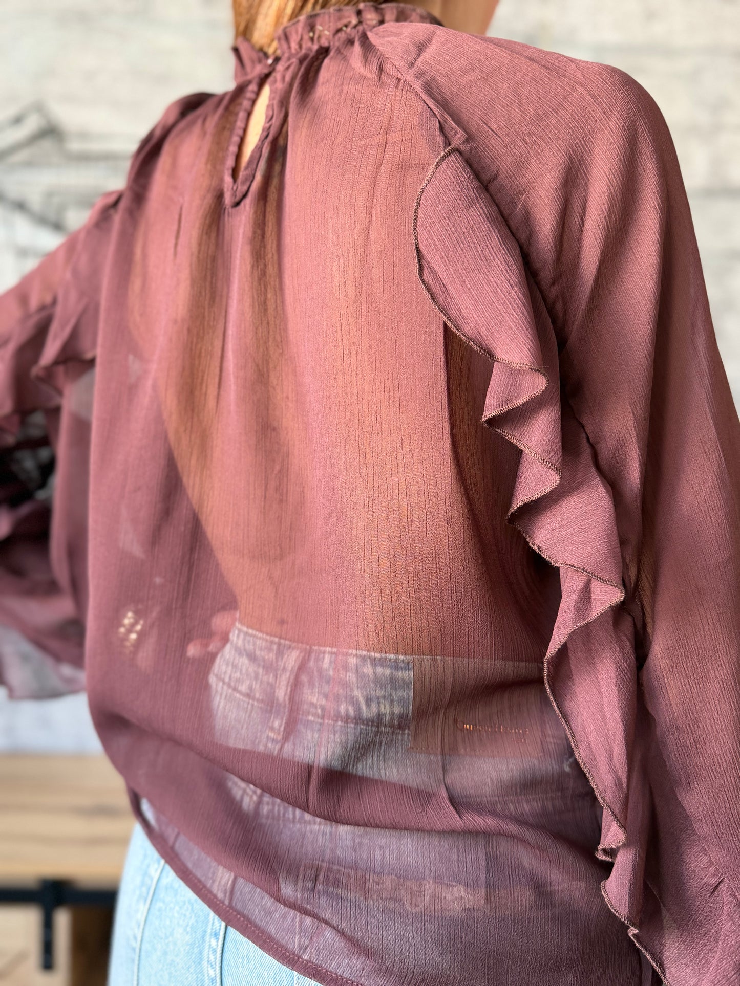 Blouse Cynthia Chocolat