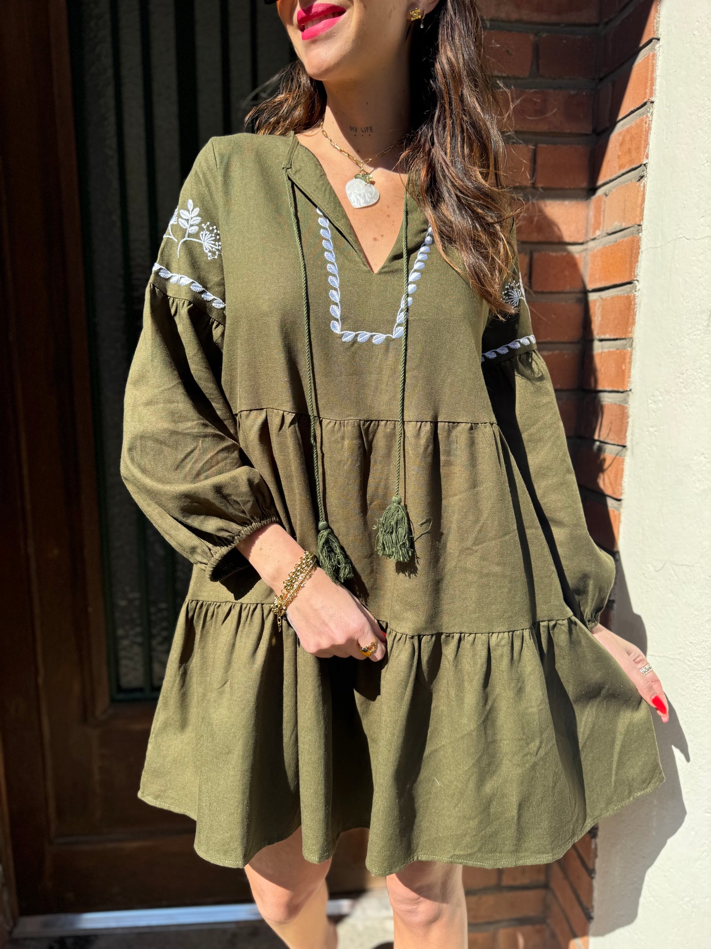 Robe Lisa Kaki
