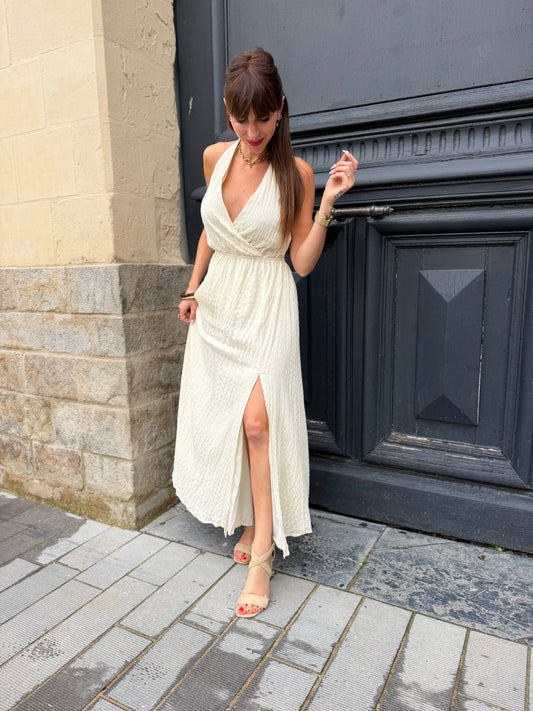 Robe Tiana Beige