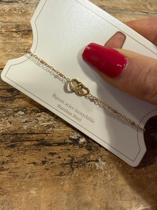 Bracelet Coeur Infini