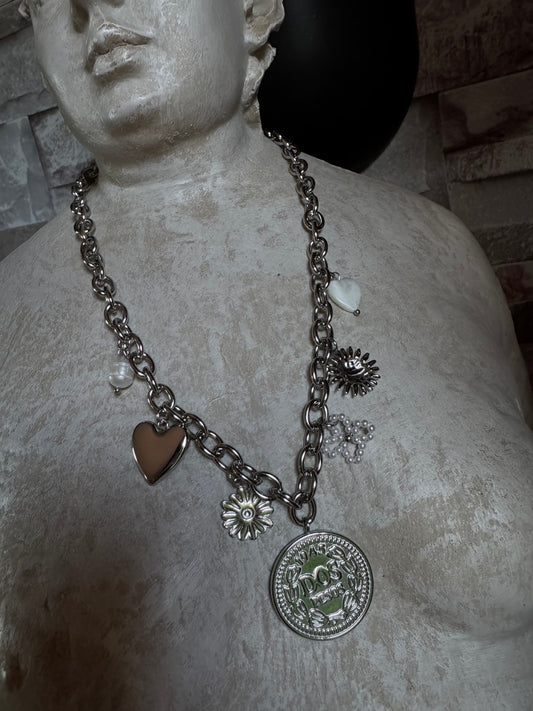 Collier Argent Breloque