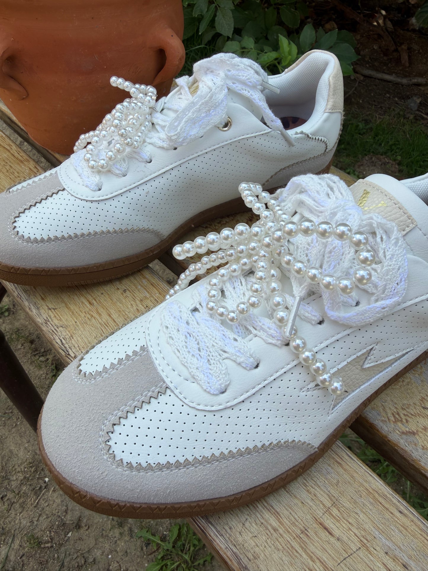 Basket Vanessa Wu PERLA Blanche