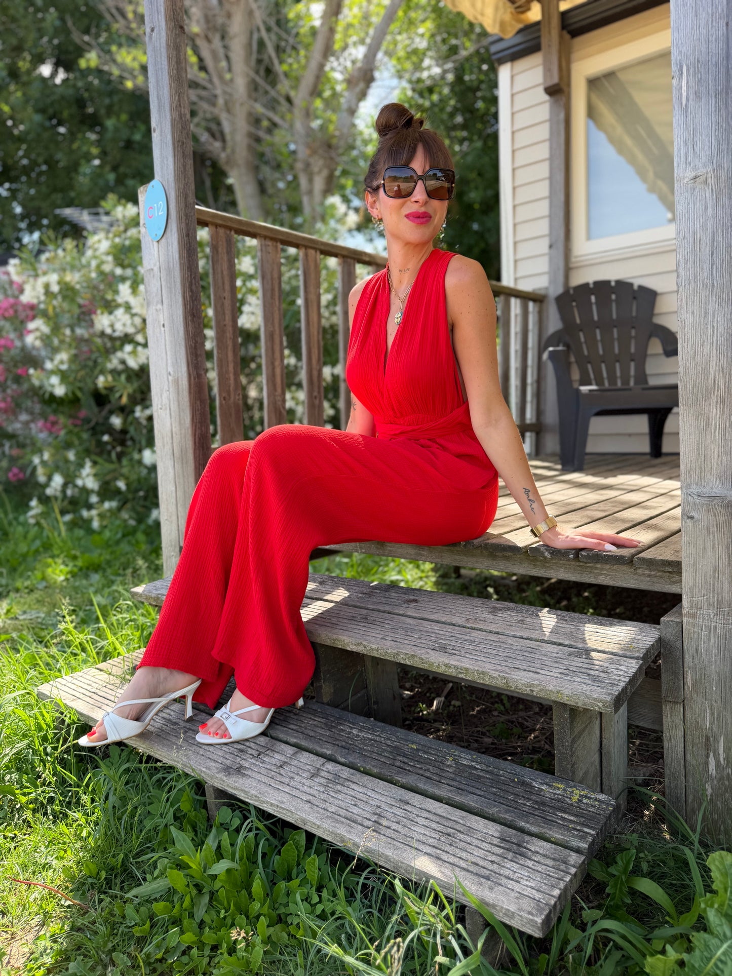 Combinaison Unie Rouge