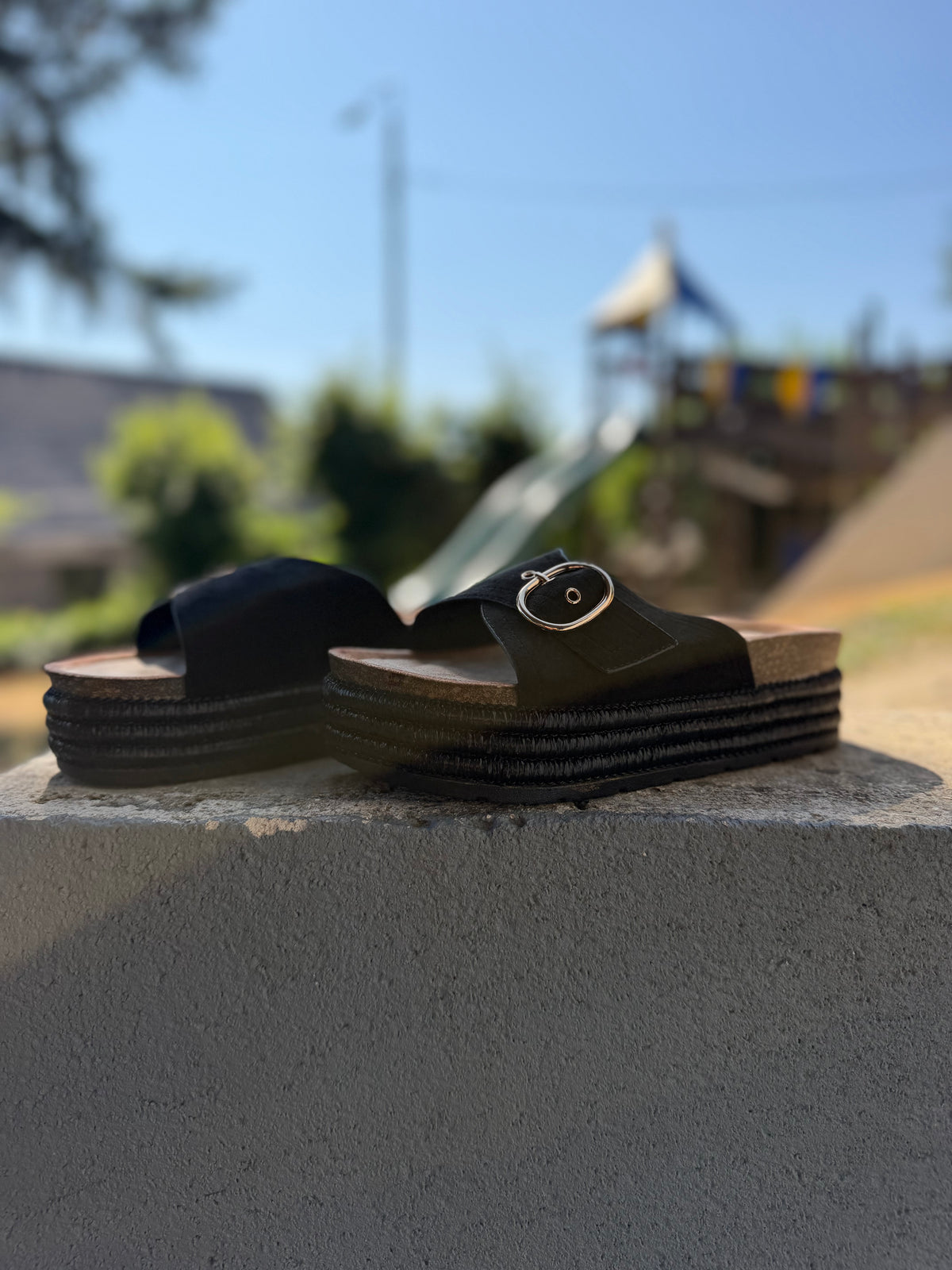 Sandales Vanille Noir