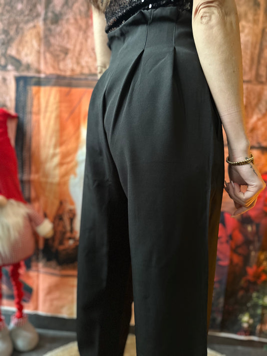 Pantalon Taille Haute Noir
