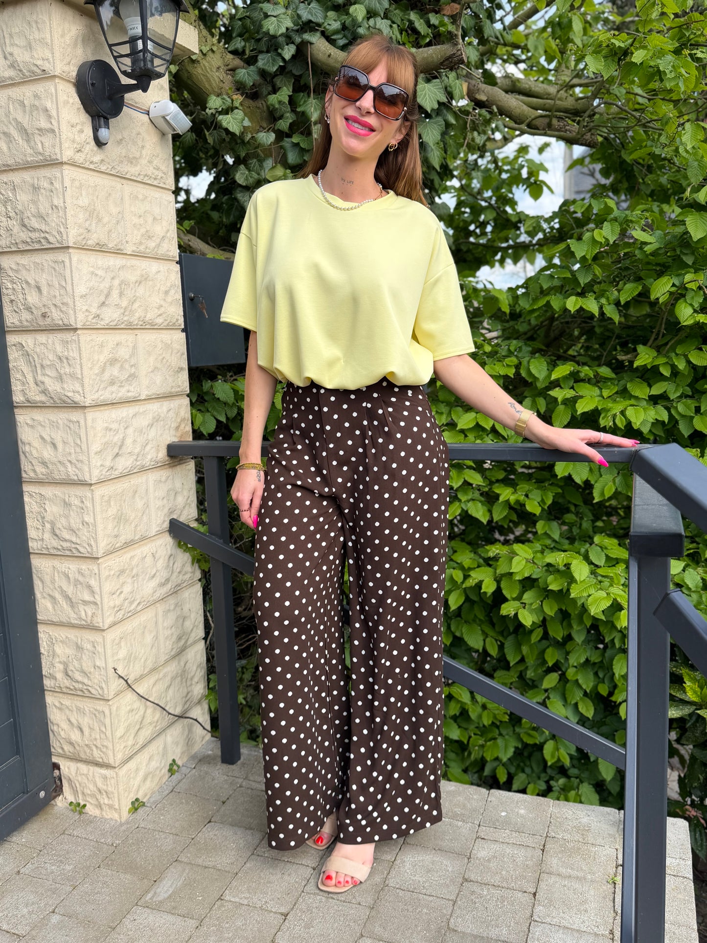 Pantalon Pois Chocolat