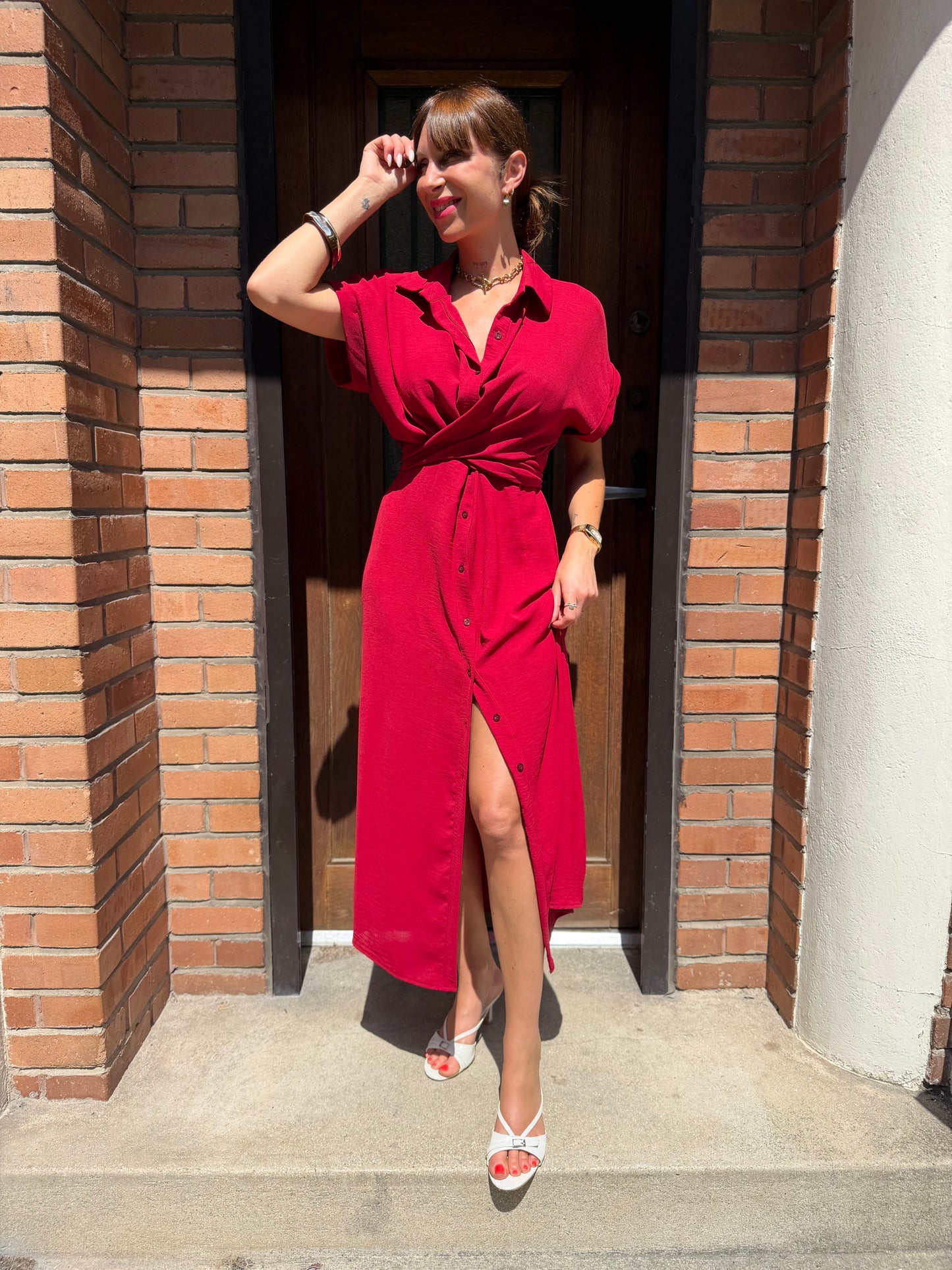 Robe Louise Bordeaux