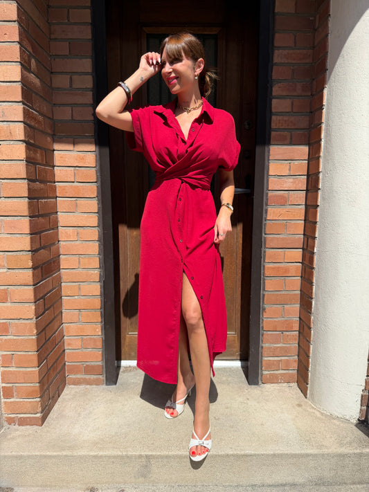 Robe Louise Bordeaux