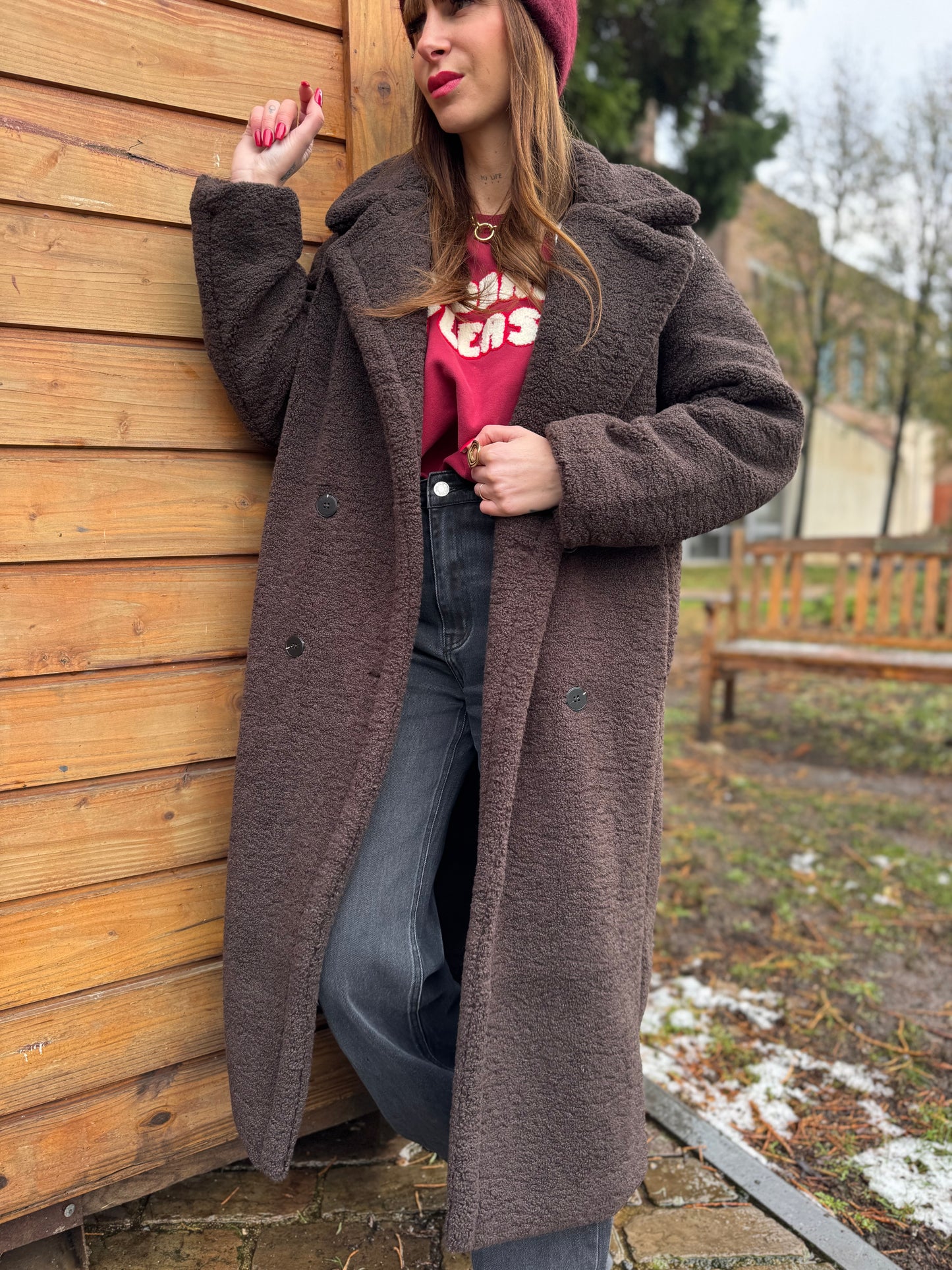 Manteau Scotland Chocolat