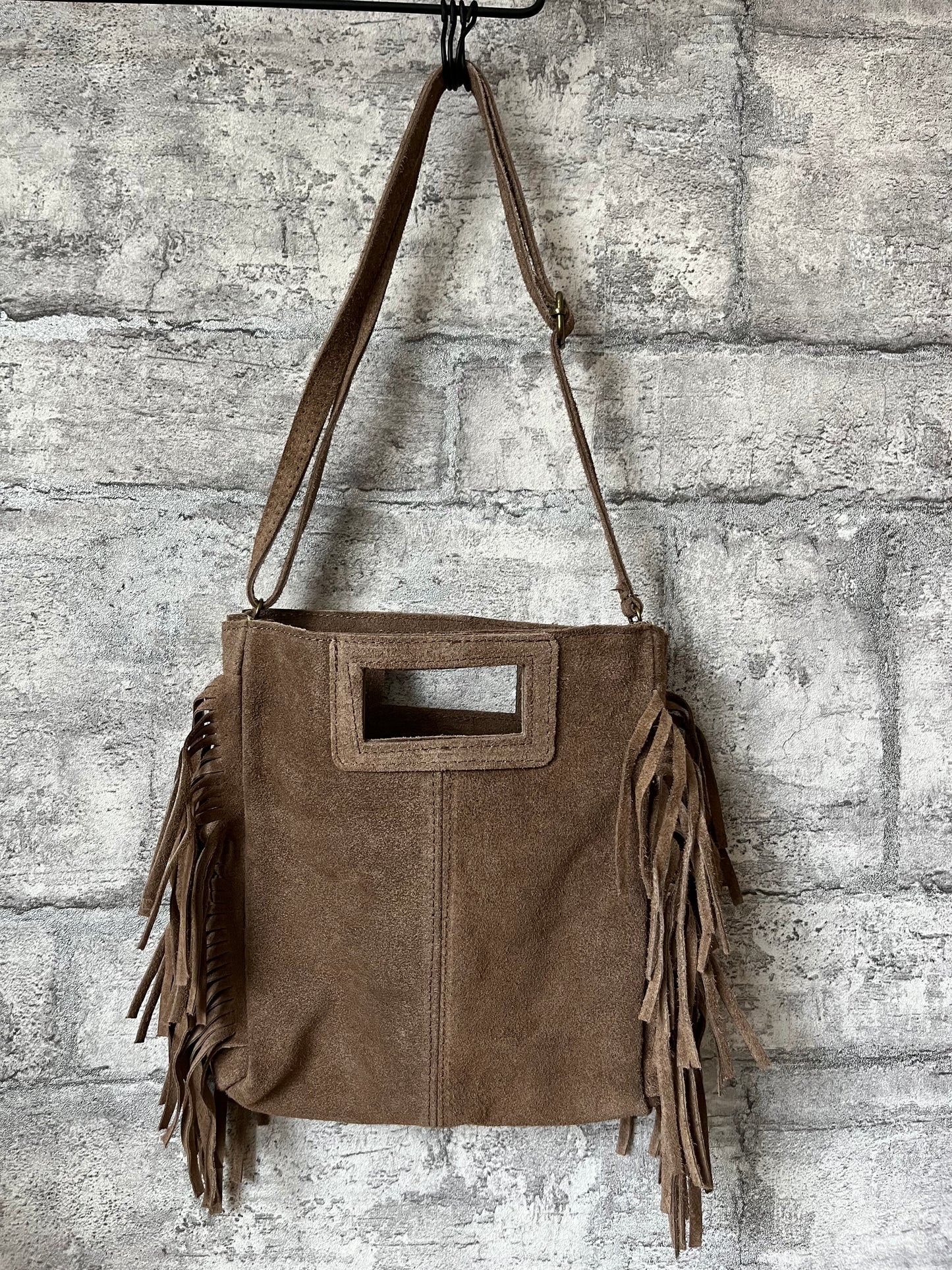 Sac Frange Taupe