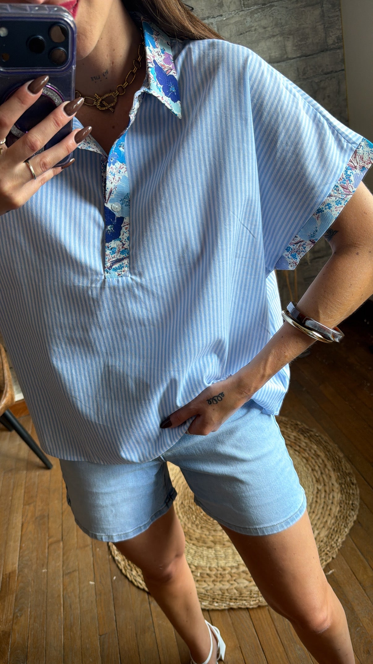Chemise Bleuet