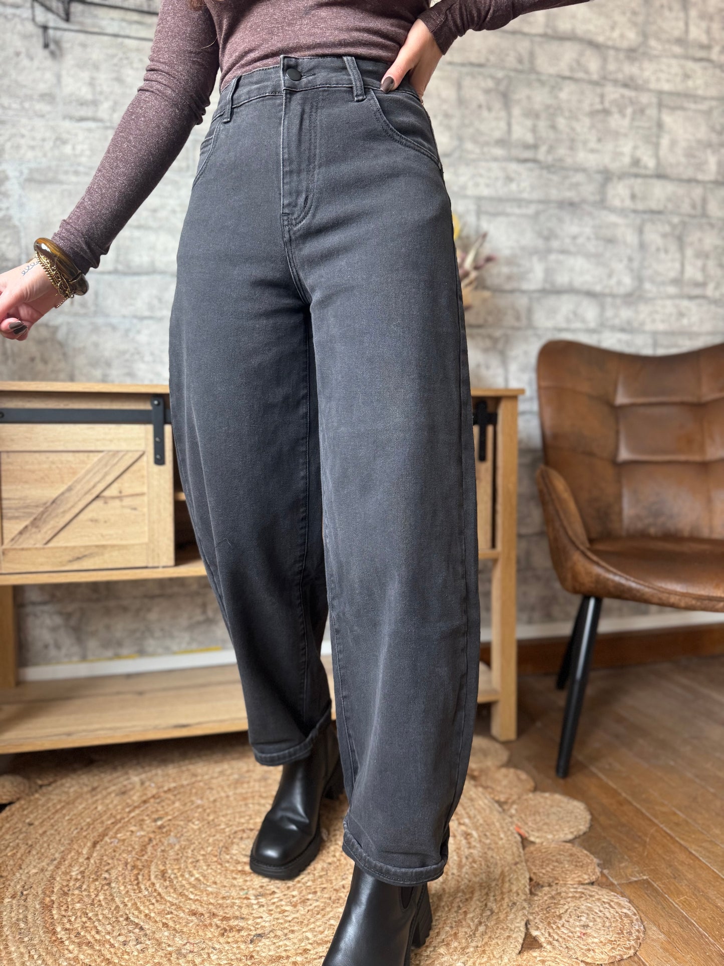 Jean's Ballon Gris Foncé