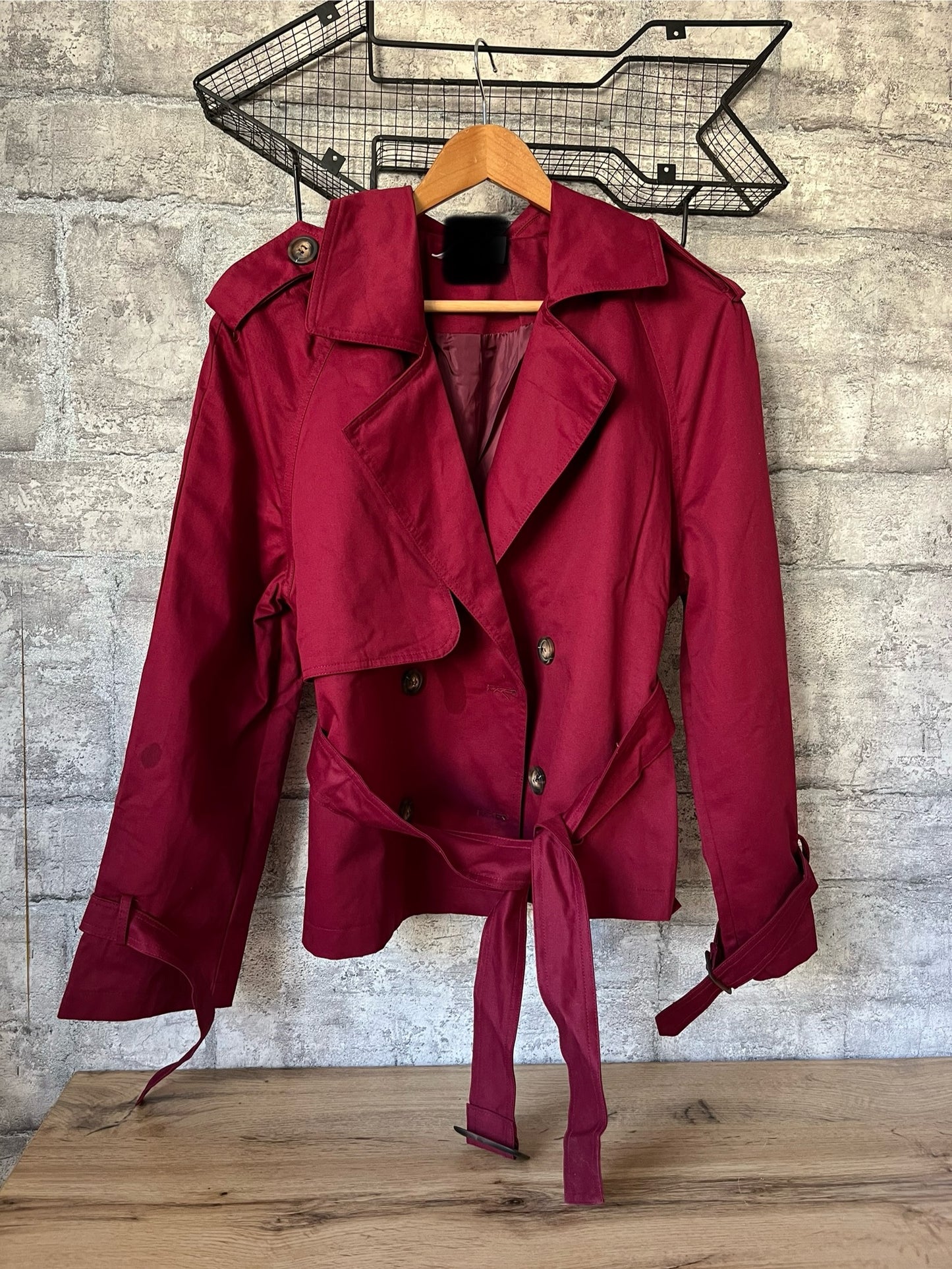 Trench Court Burgundy