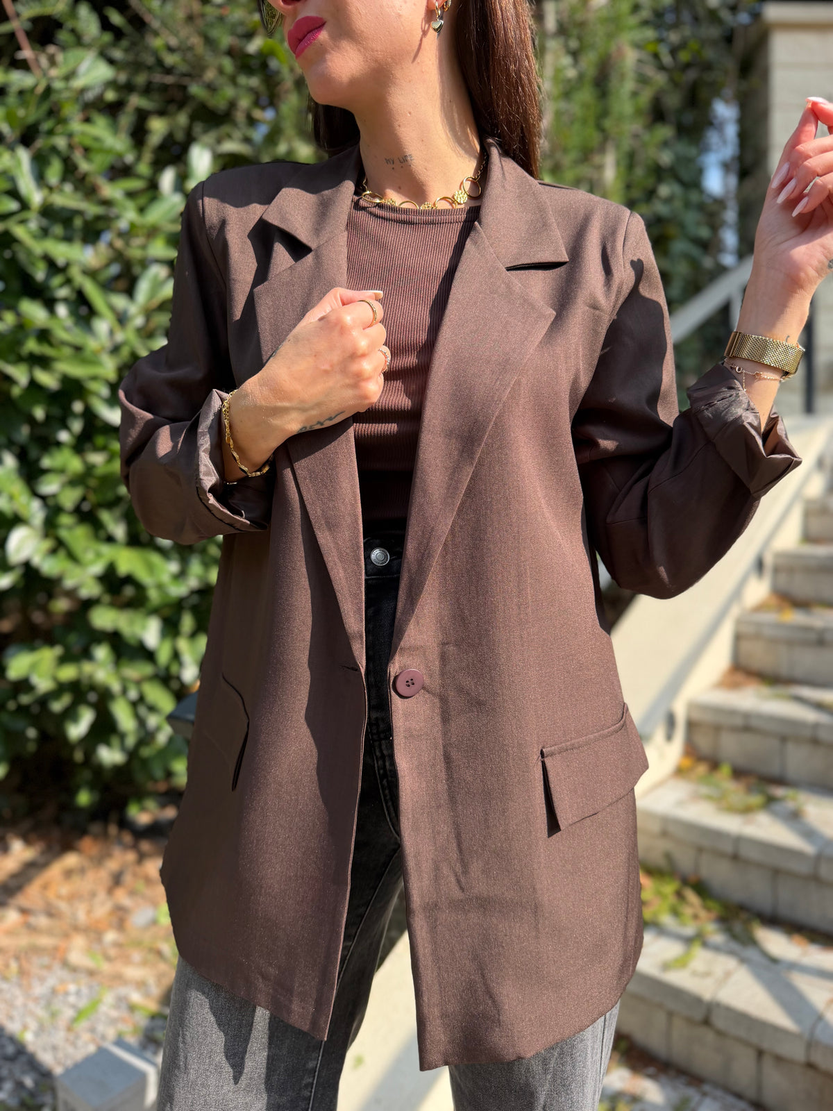 Blazer Michel Chocolat