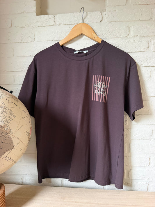 T Shirt Good Day Chocolat