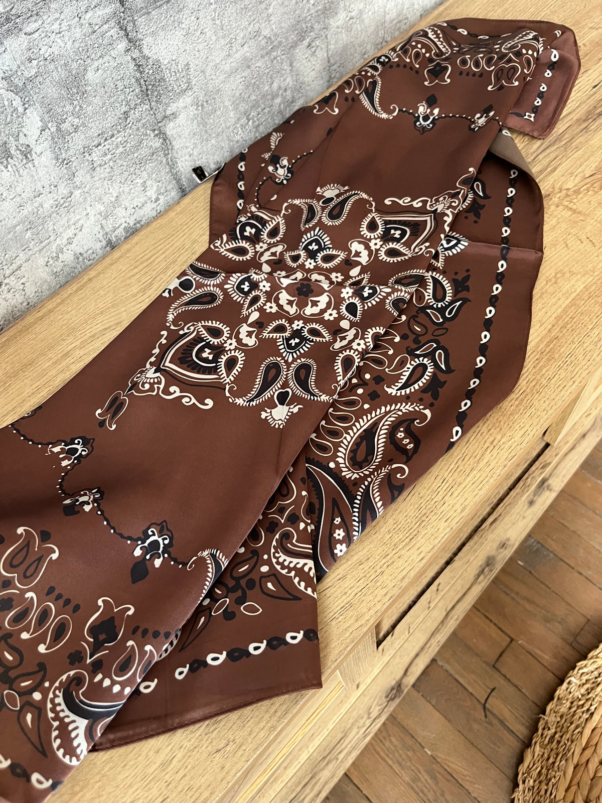 Foulard Bandana Chocolat